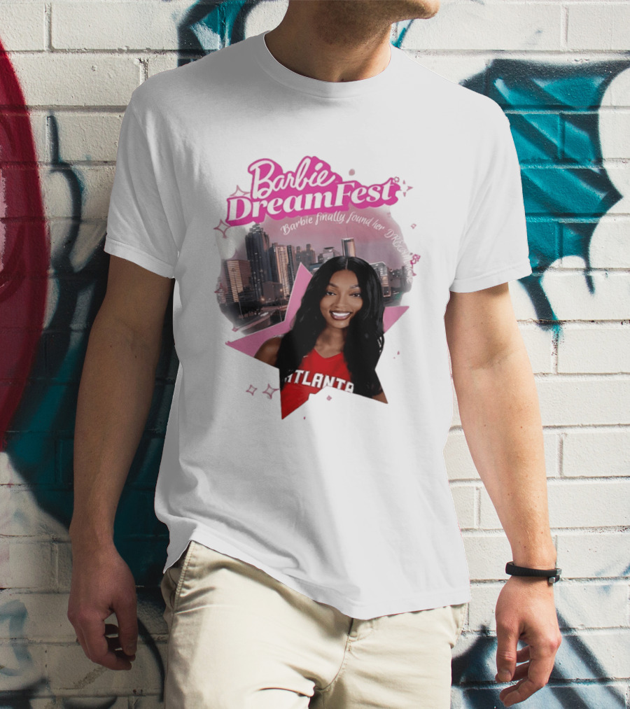 Barbie Dream Fest Angel Reese Atlanta Dream Basketball Barbie Finally Found Her Dream T-Shirt