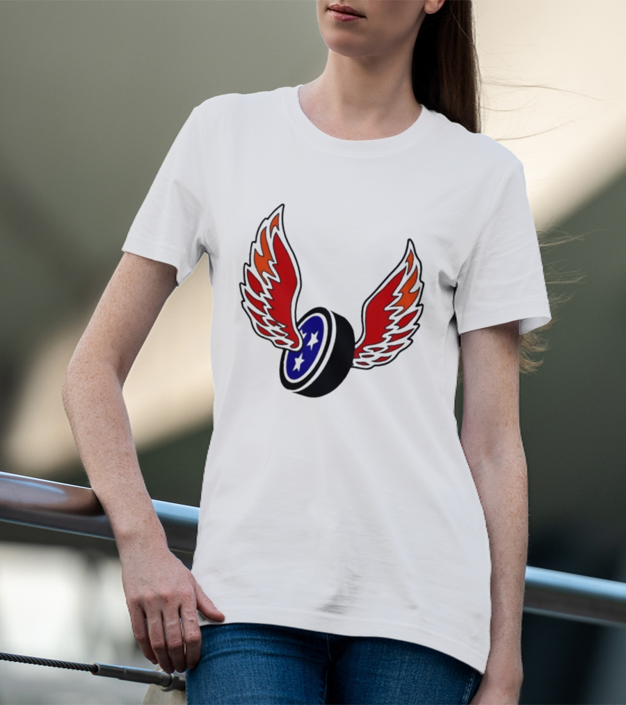 Joey Aguilar Knoxville Speed Three Star Winged Wheel T-Shirt