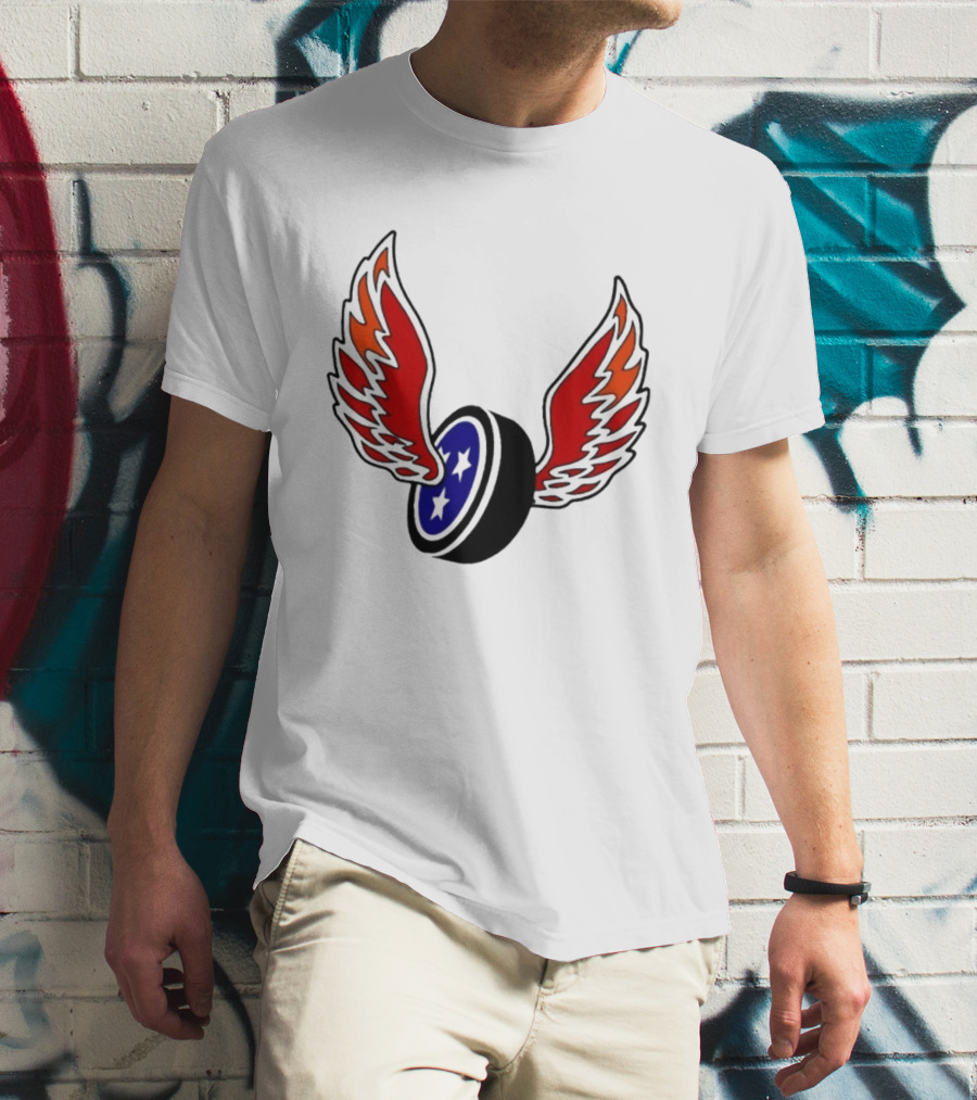 Joey Aguilar Knoxville Speed Three Star Winged Wheel T-Shirt