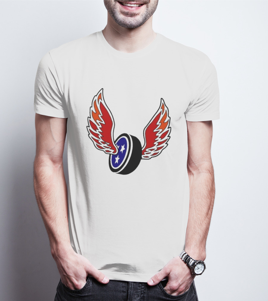 Joey Aguilar Knoxville Speed Three Star Winged Wheel T-Shirt