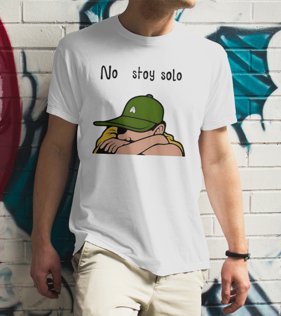No Estoy Solo Anime Boy In Green Hat And Yellow T-Shirt