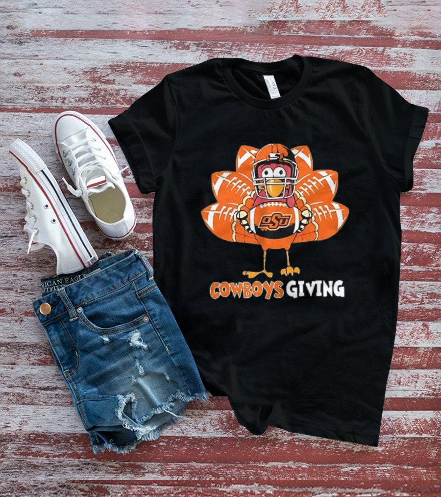 CowboysGiving Oklahoma State OSU Turkey Football Thanksgiving 2025 T-Shirt