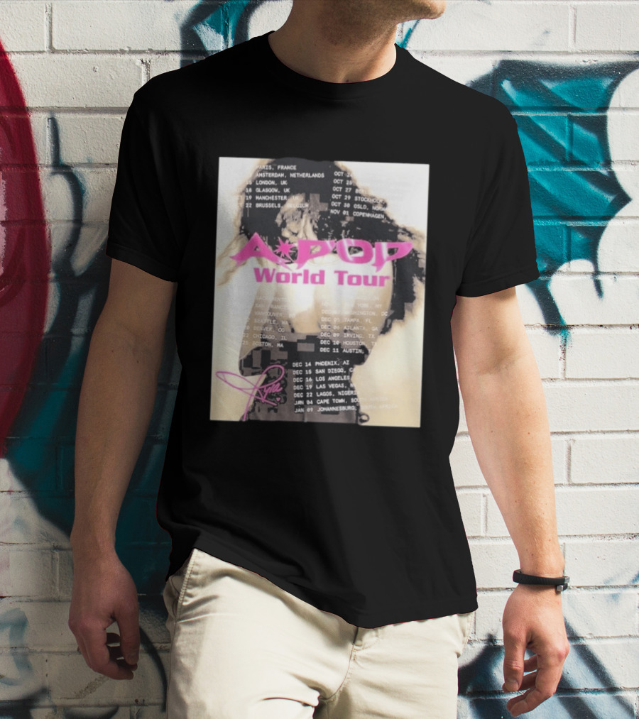 Tyla A Pop World Tour 2026 Paris Amsterdam London Dates And Signature T-Shirt