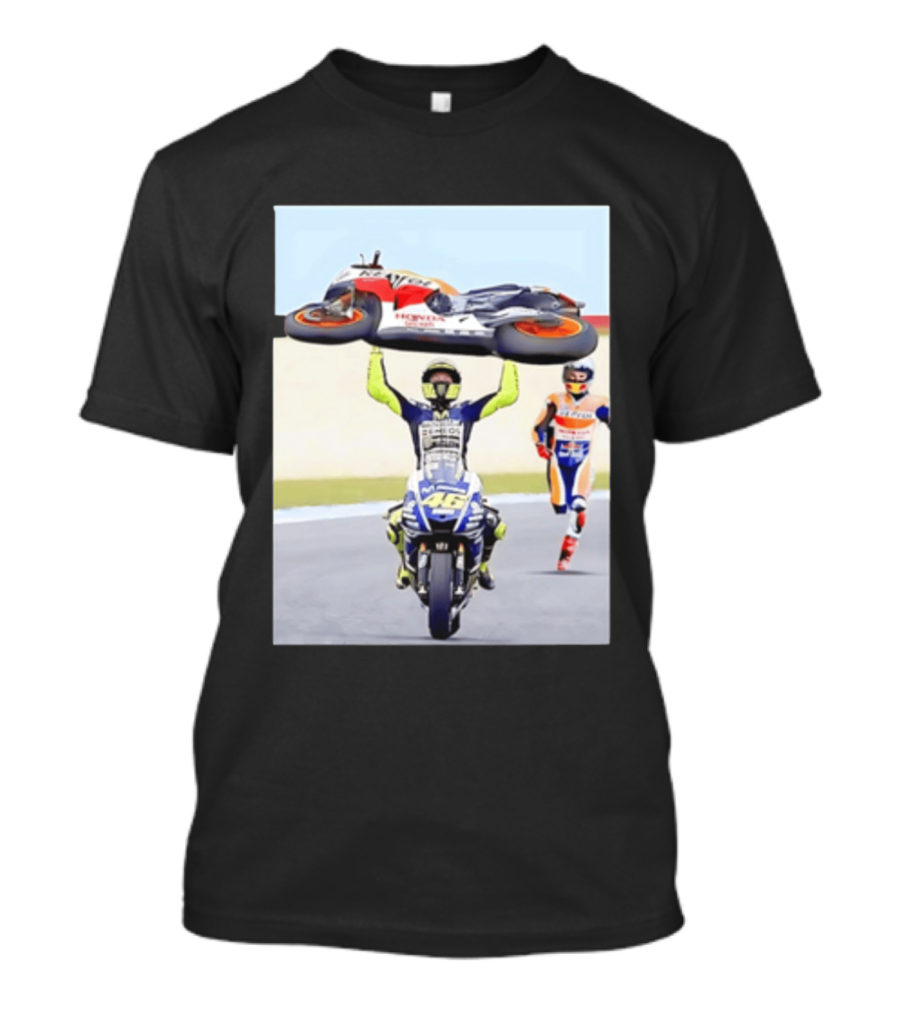 Valentino Rossi Honda MotoGP 46 Victory Celebration 2026 T-Shirt