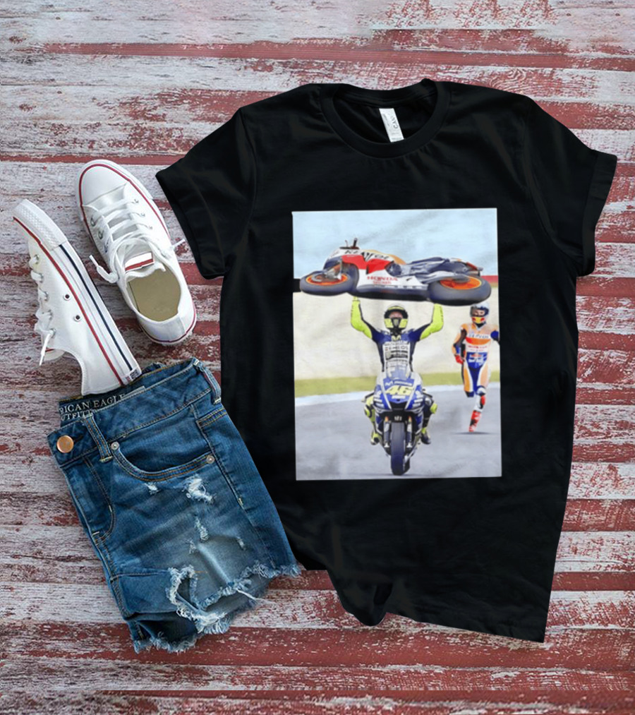 Valentino Rossi Honda MotoGP 46 Victory Celebration 2026 T-Shirt