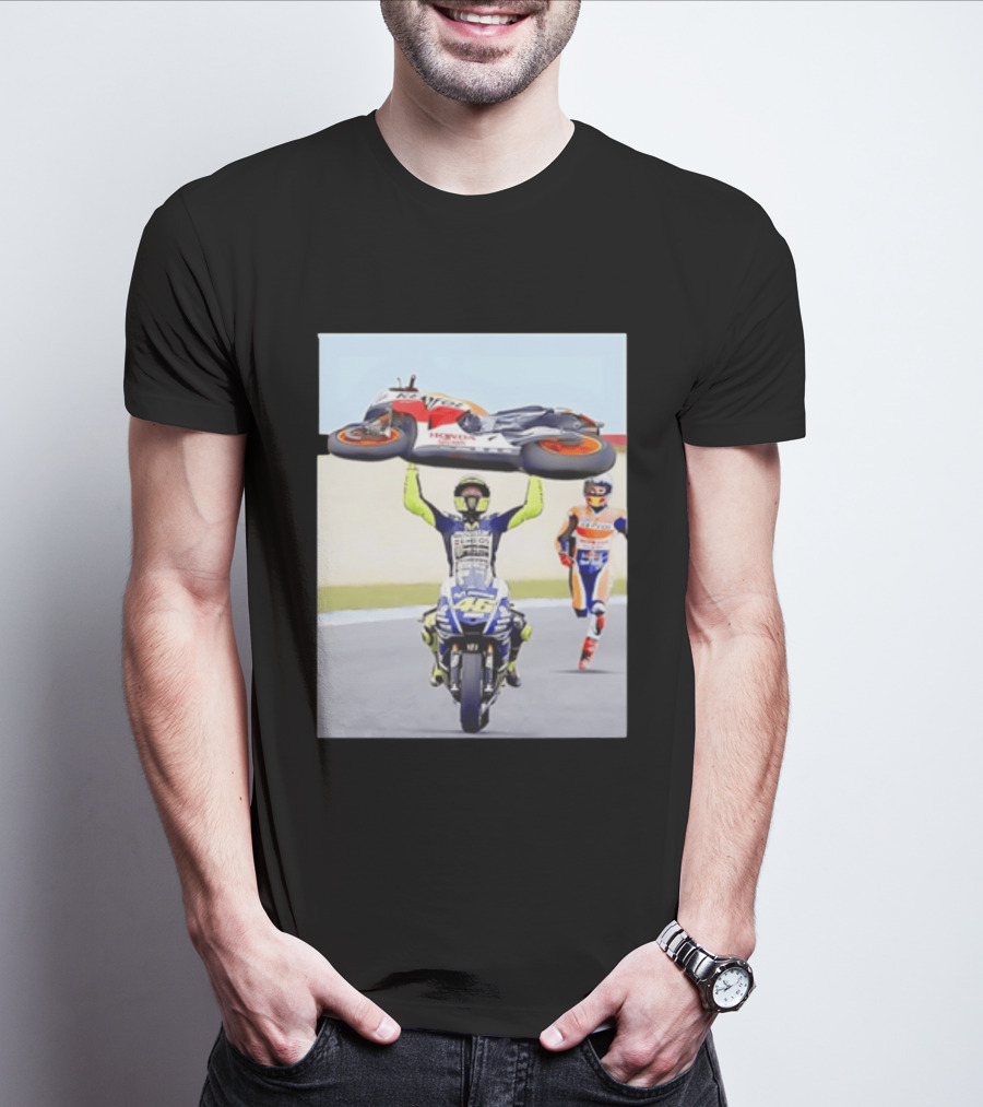 Valentino Rossi Honda MotoGP 46 Victory Celebration 2026 T-Shirt