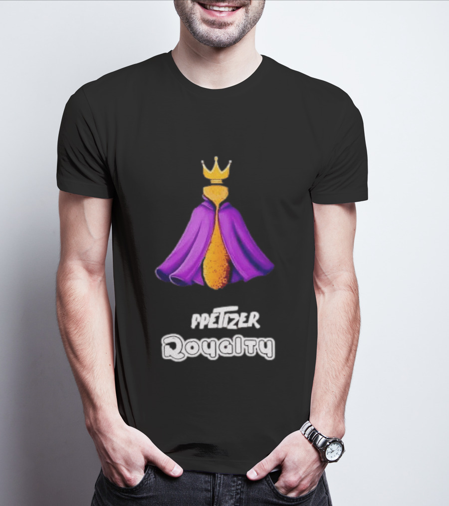 Crowned Nugget Appetizer Royalty Kingscape T-Shirt