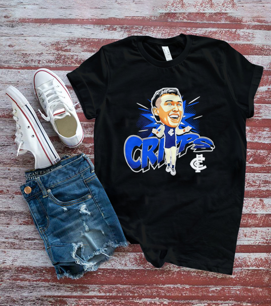 Carlton Football Club Patrick Cripps Caricature Cripps T-Shirt