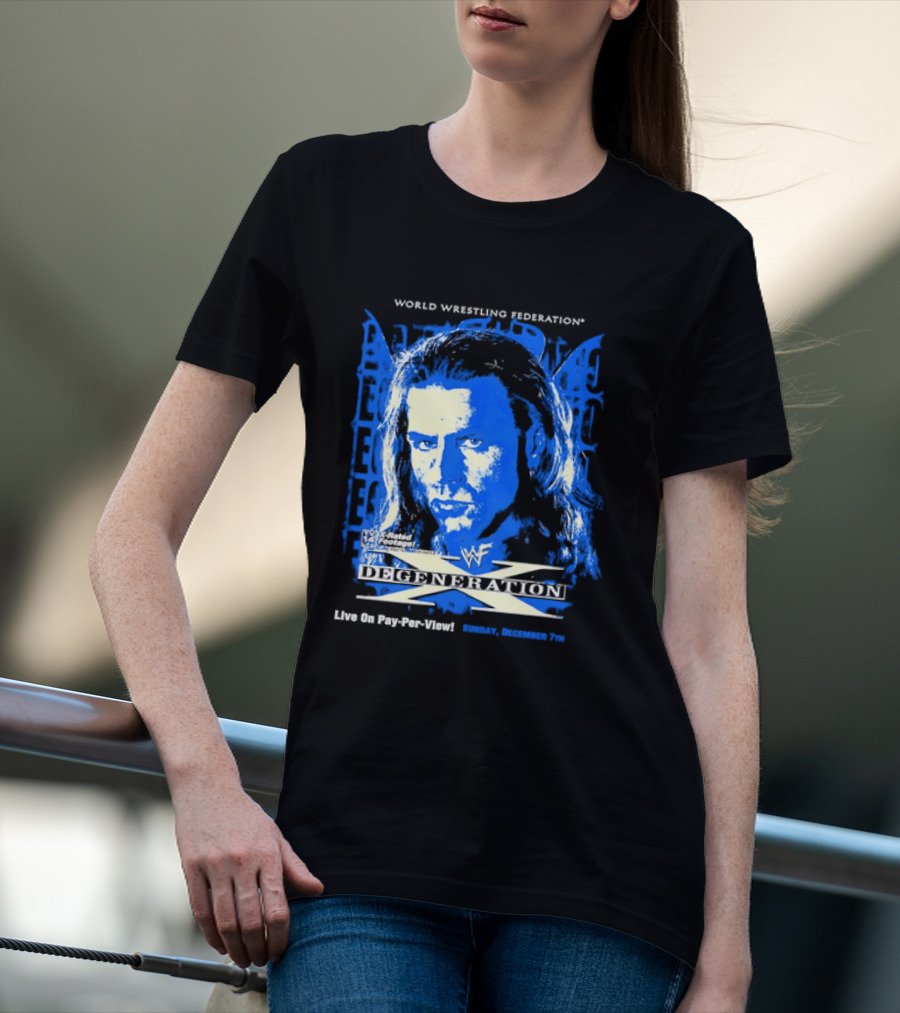 World Wrestling Federation DX Shawn Michaels D Generation X In Your House Pay Per View T-Shirt