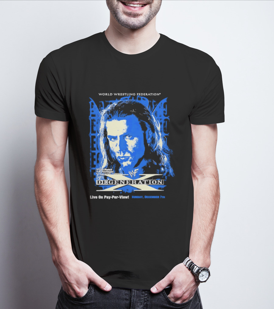 World Wrestling Federation DX Shawn Michaels D Generation X In Your House Pay Per View T-Shirt