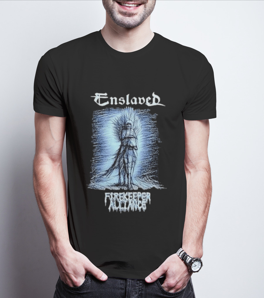 Enslaved Firekeeper Alliance Heavy Metal Band T-Shirt