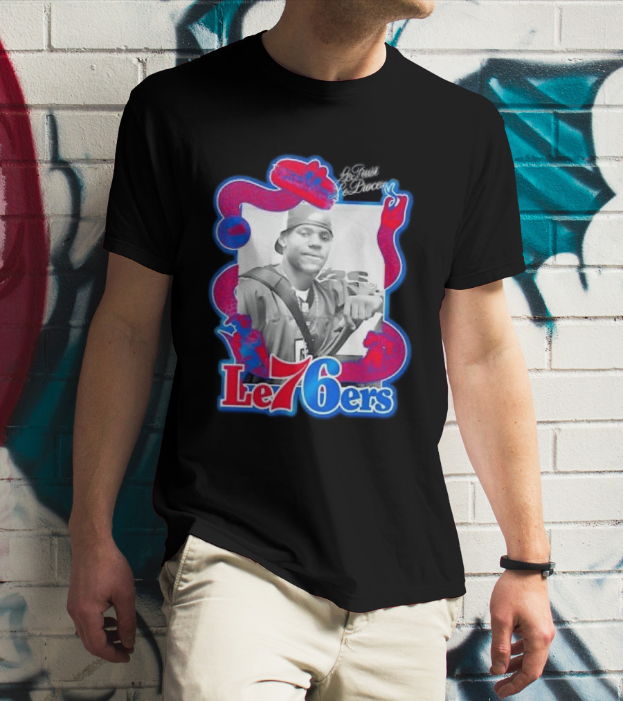 Le Trust Le Process LeBron James Philadelphia 76ers T-Shirt
