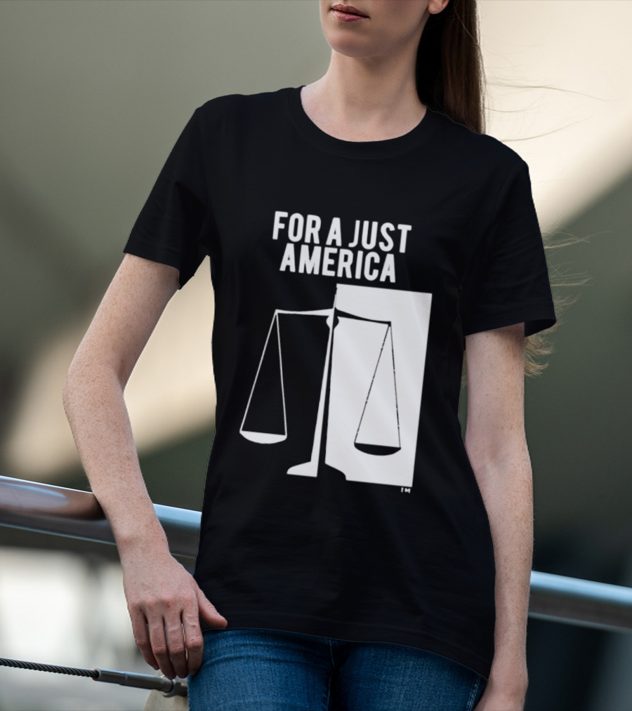 Resist For A Just America Scales Of Justice T-Shirt