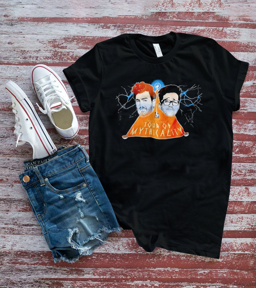 Rhett & Link Ear Biscuits Tour Of Mythicality Lightning T-Shirt