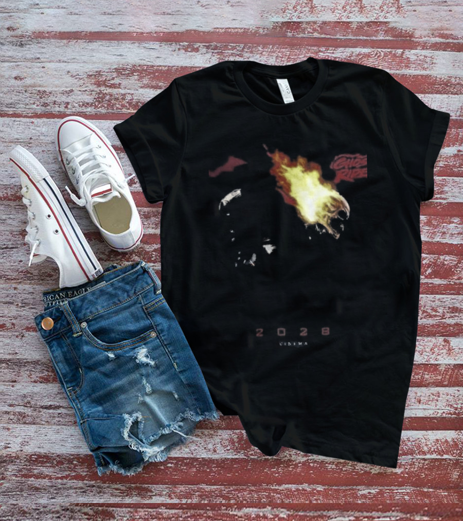 2028 Cinema The Batman Part II X Ghost Rider Fire T-Shirt