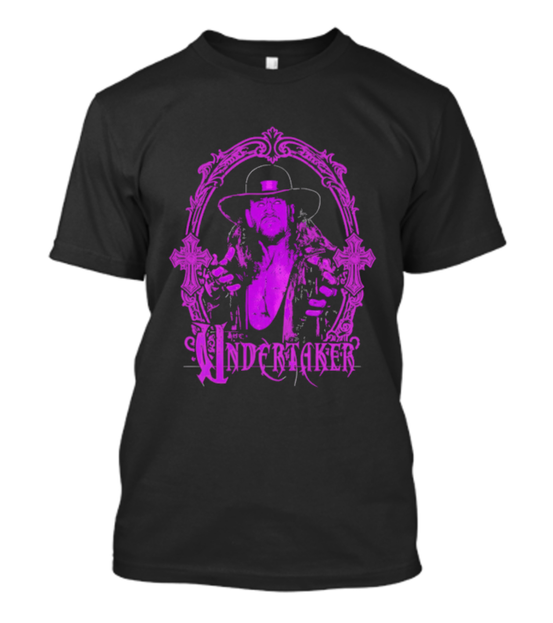 The Deadman Rising Undertaker WWE Mirror Frame T-Shirt