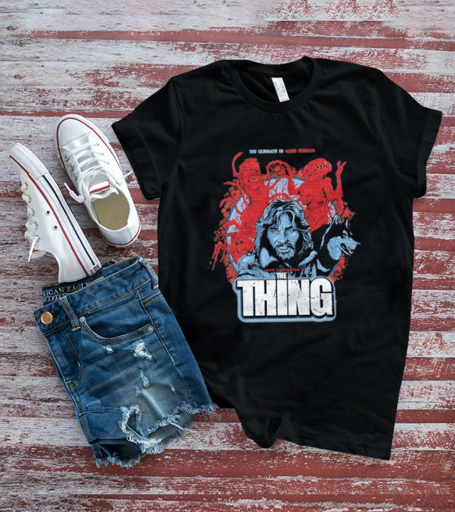 The Thing Ultimate Alien Terror John Carpenter's Classic 1982 Horror Movie T-Shirt