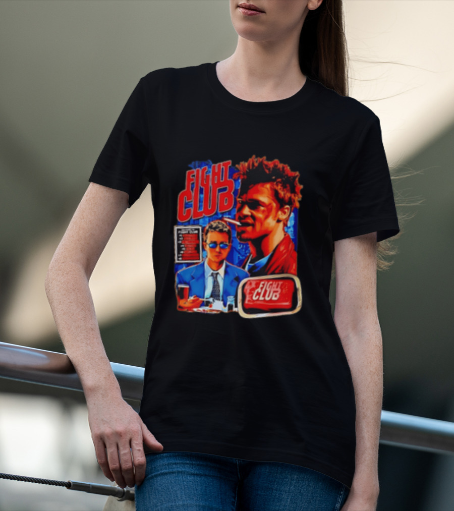 Tyler Durden The Narrator Fight Club Welcome To Fight Club Do Not Talk About T-Shirt