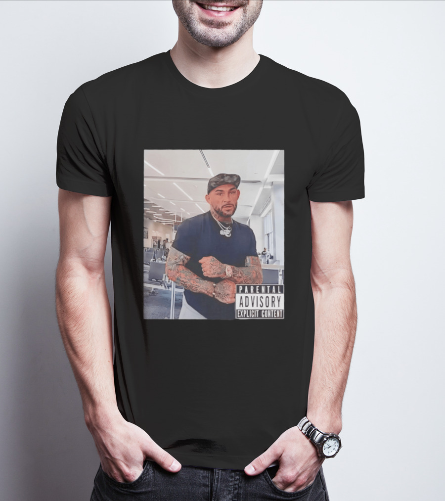 UFC Dustin Poirier Parental Advisory Explicit Content T-Shirt