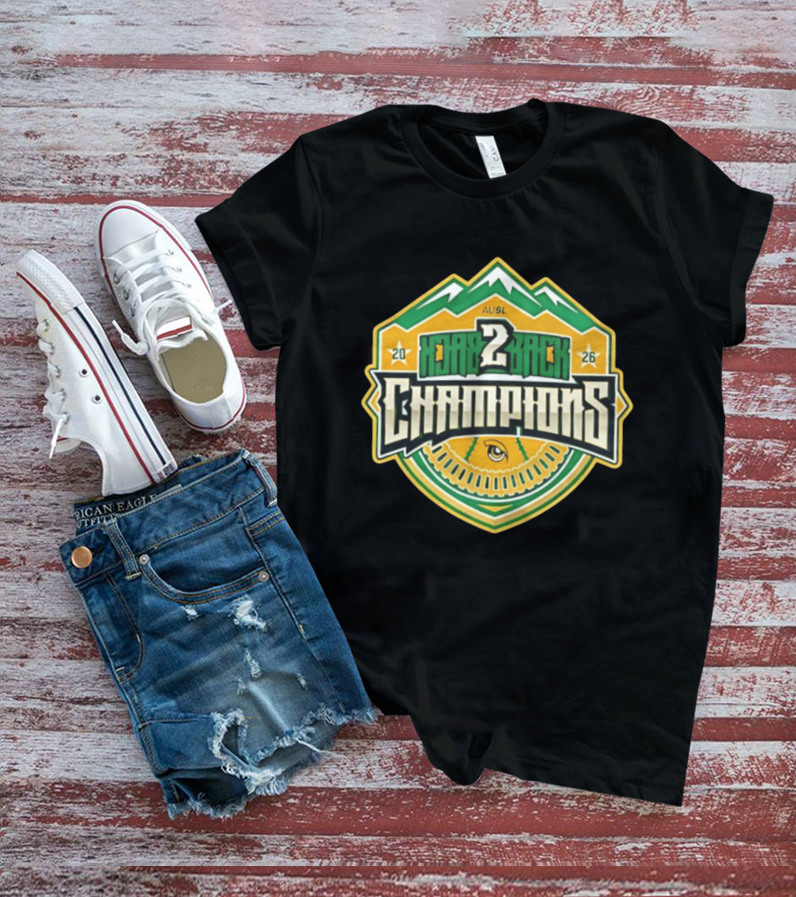 Utah Talons 2026 AUSBL Back 2 Back Champions T-Shirt