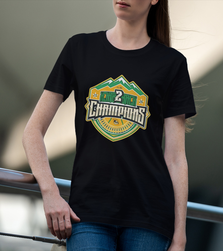 Utah Talons 2026 AUSBL Back 2 Back Champions T-Shirt