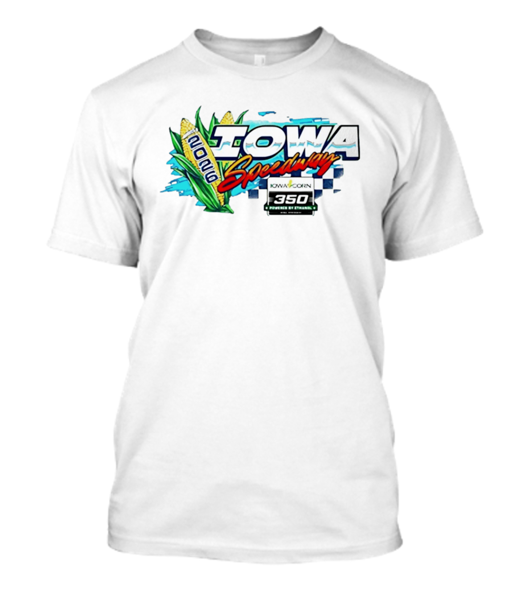 Iowa Speedway 2026 Iowa Corn 350 Powered By Ethanol Racing Event Corn Motif T-Shirt