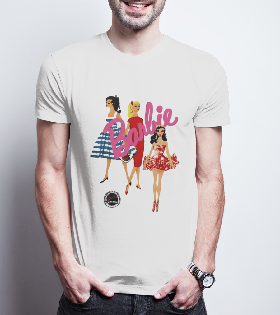 Barbie Vintage Fashion Trio Retro Mattel T-Shirt