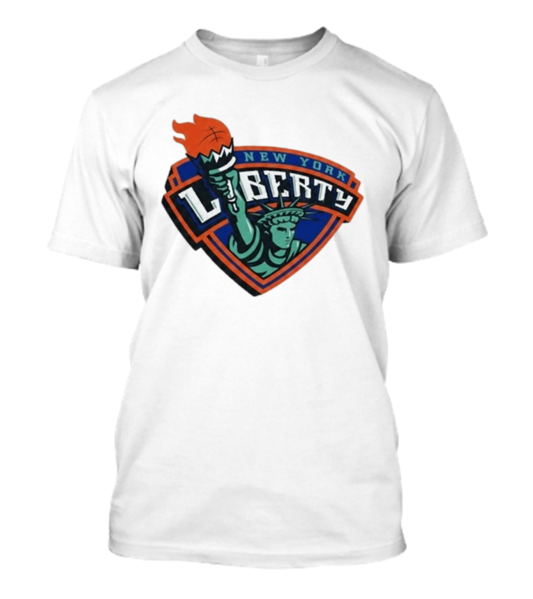 New York Liberty Leonie Fiebich Barclays Center Basketball Team T-Shirt