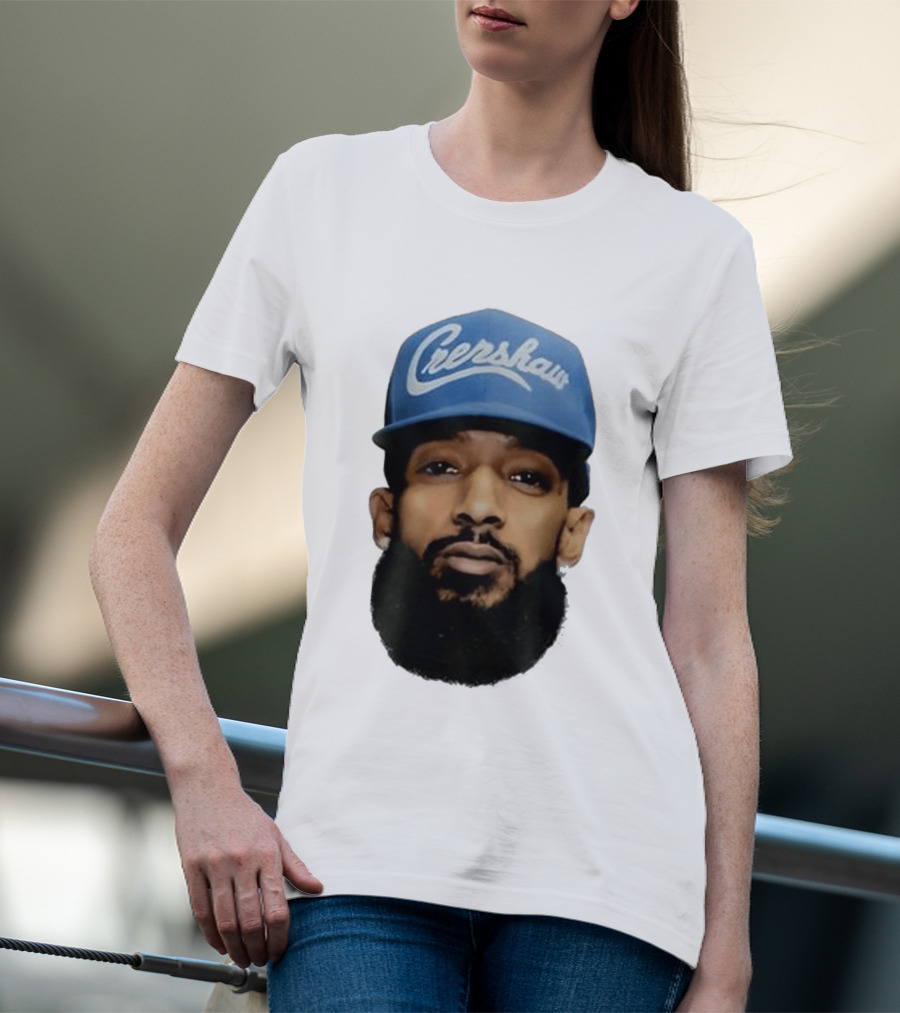 Nipsey Hussle Crenshaw Blue Cap T-Shirt
