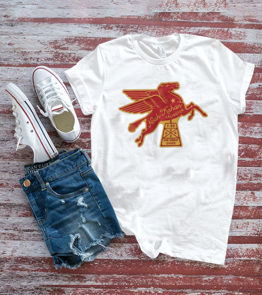 Noah Kahan Arlington July 30 2026 The Great Divide Pegasus T-Shirt