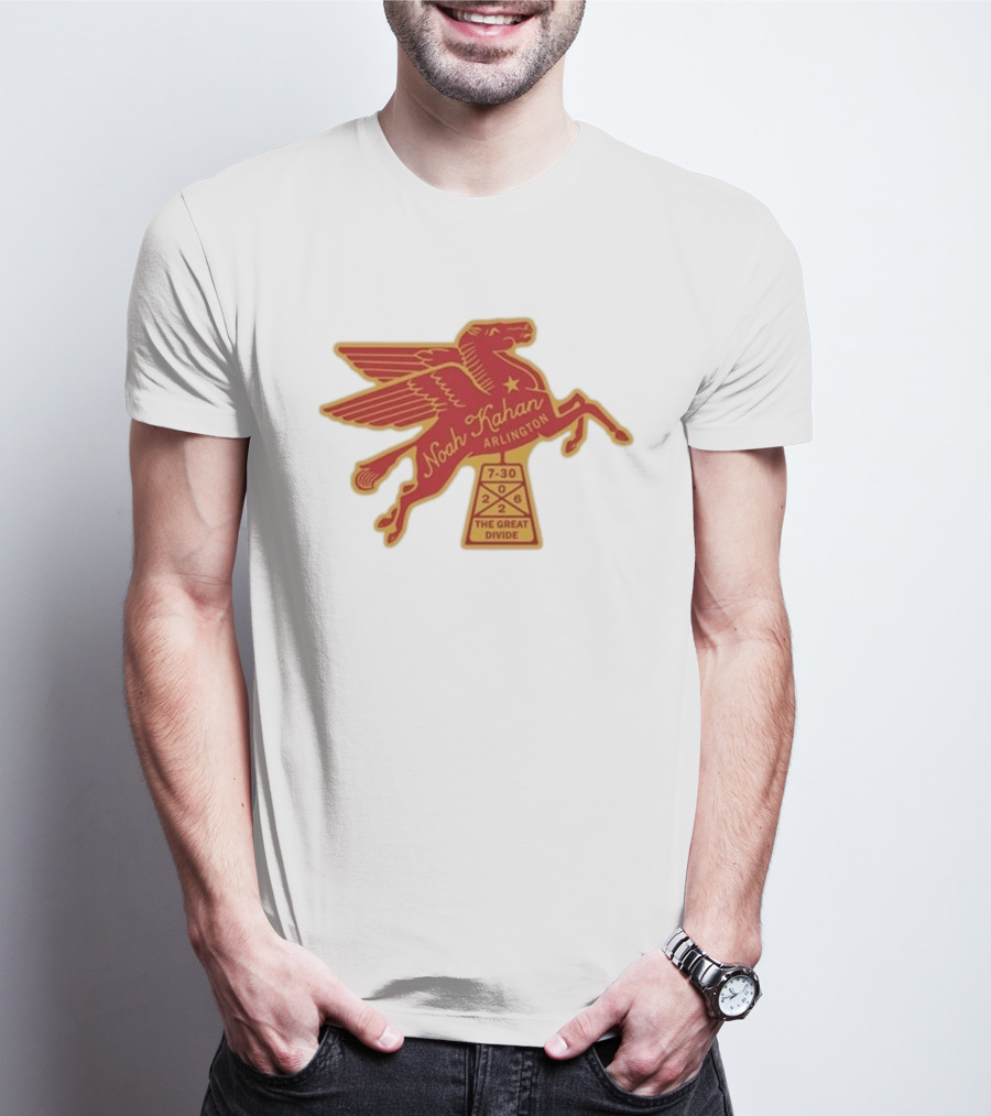 Noah Kahan Arlington July 30 2026 The Great Divide Pegasus T-Shirt