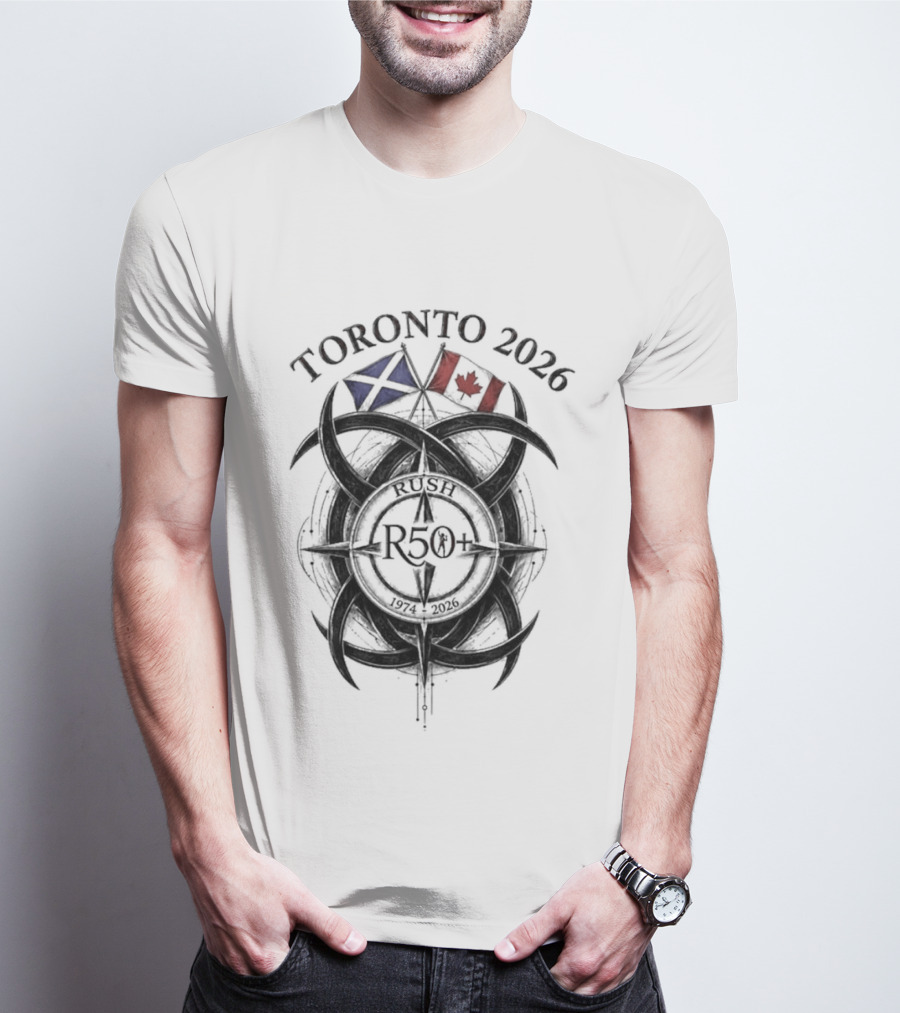 Toronto 2026 Rush R50 Celebration With Flags T-Shirt