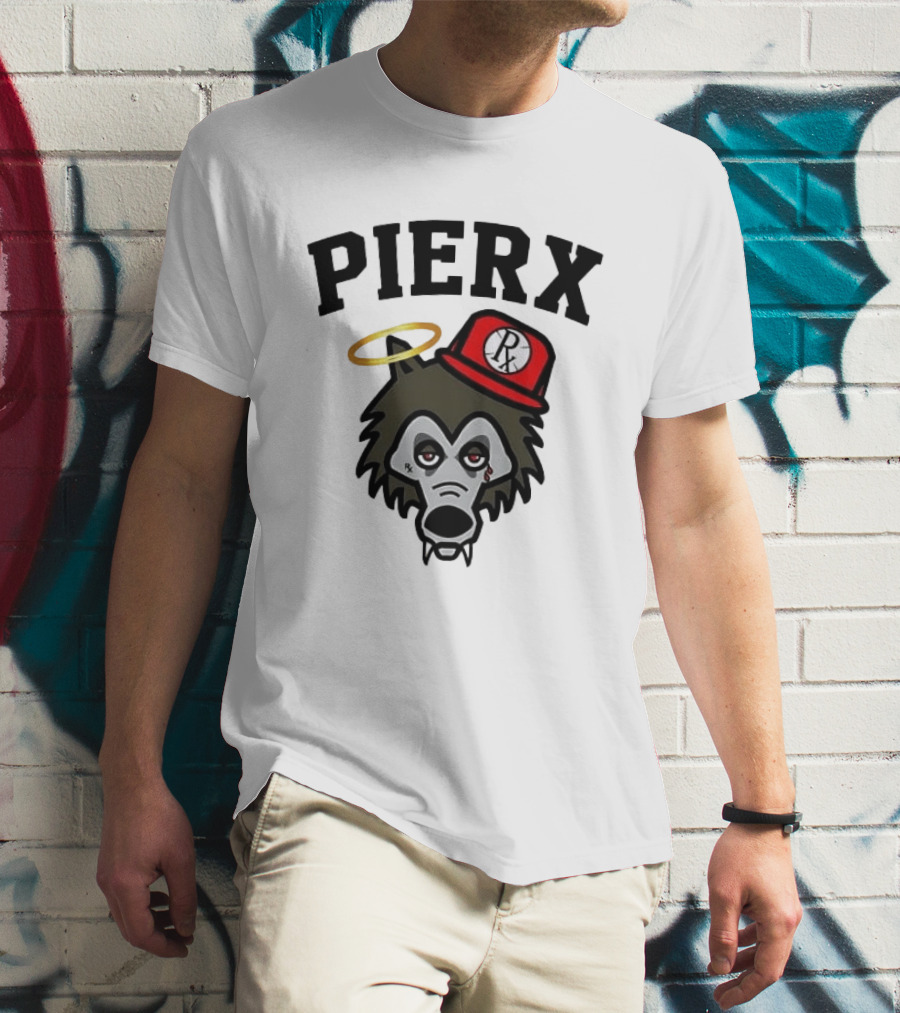 RX Wolf Pierx Halo Red Hat T-Shirt