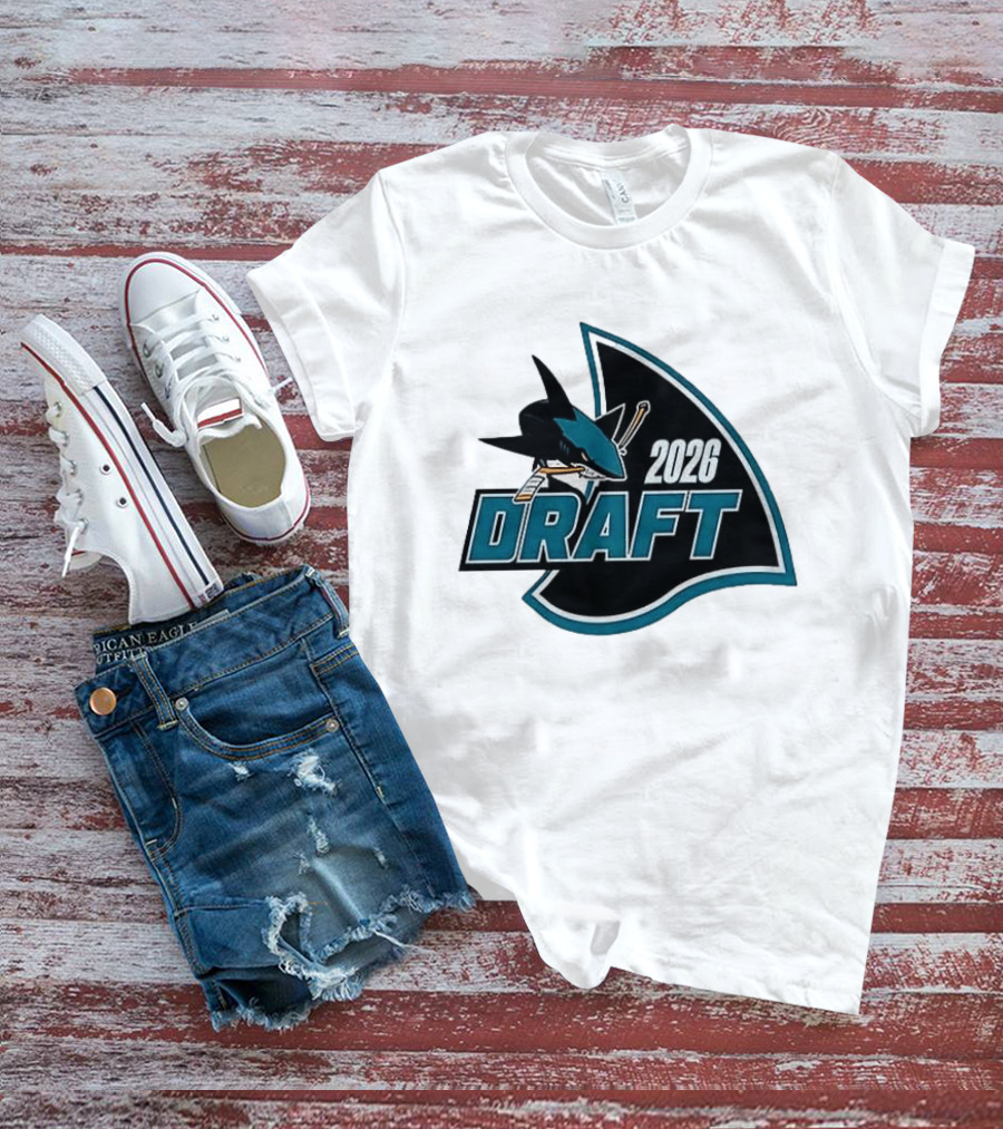 San Jose Sharks 2026 Draft Macklin Celebrini #71 T-Shirt