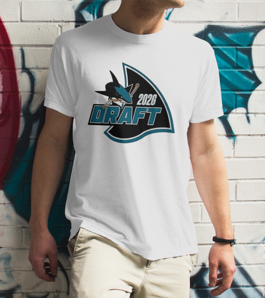 San Jose Sharks 2026 Draft Macklin Celebrini #71 T-Shirt