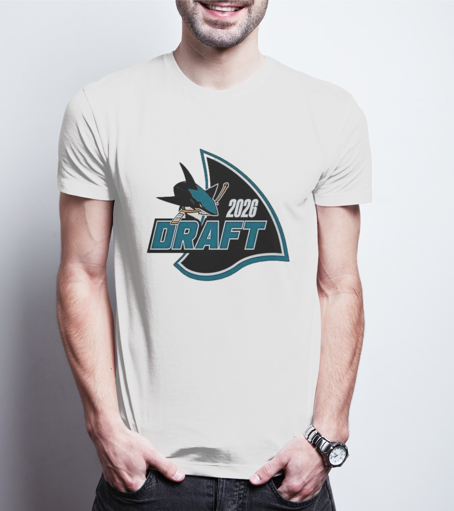 San Jose Sharks 2026 Draft Macklin Celebrini #71 T-Shirt