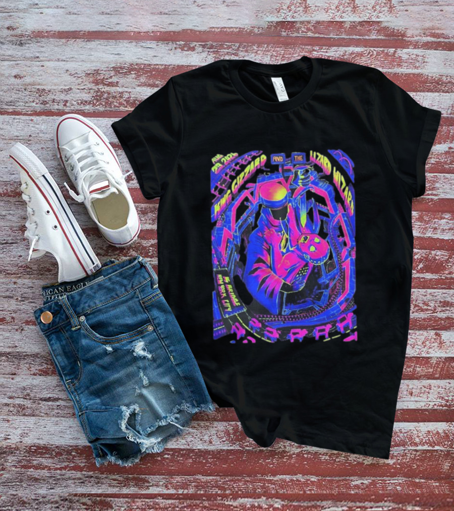 King Gizzard And The Lizard Wizard August 23 2026 New York City Concert Under The K Bridge Park T-Shirt