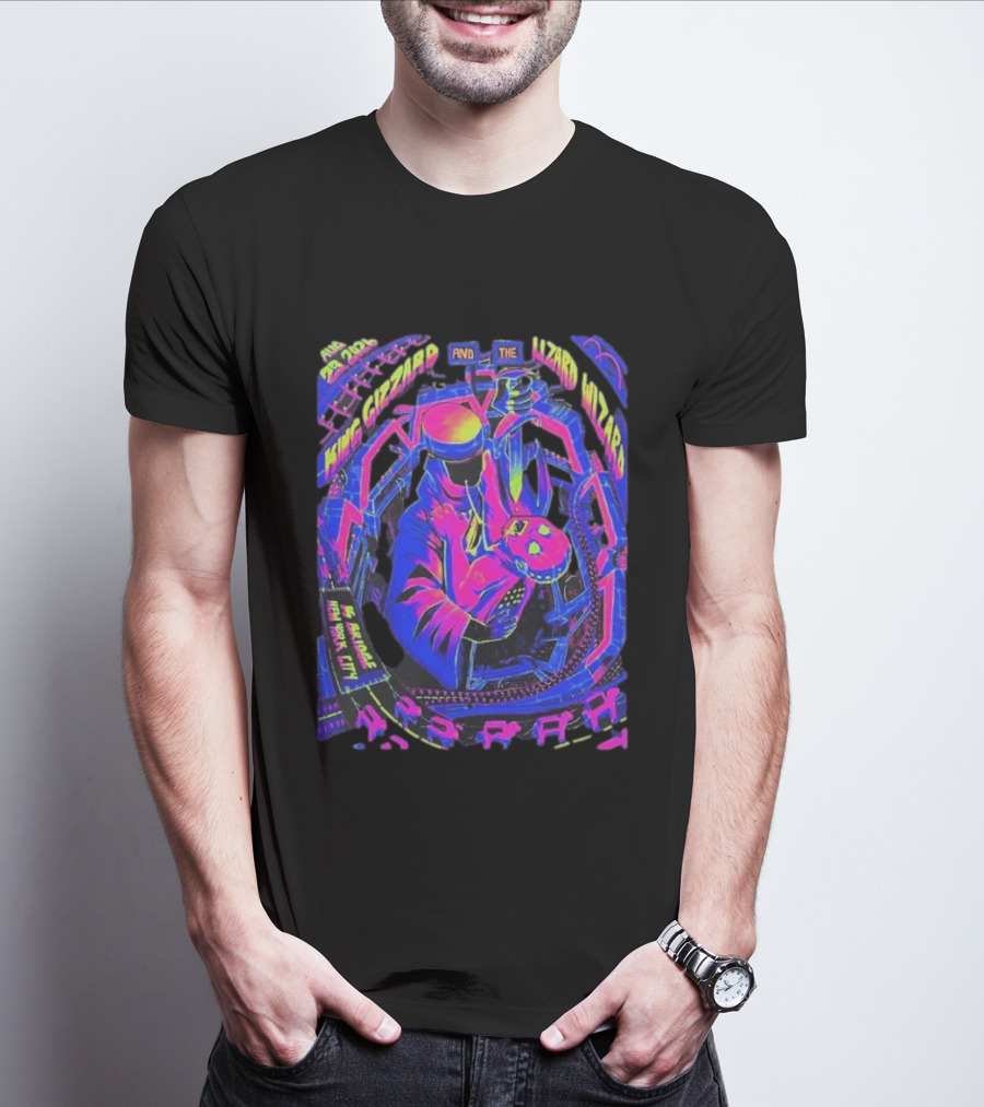 King Gizzard And The Lizard Wizard August 23 2026 New York City Concert Under The K Bridge Park T-Shirt