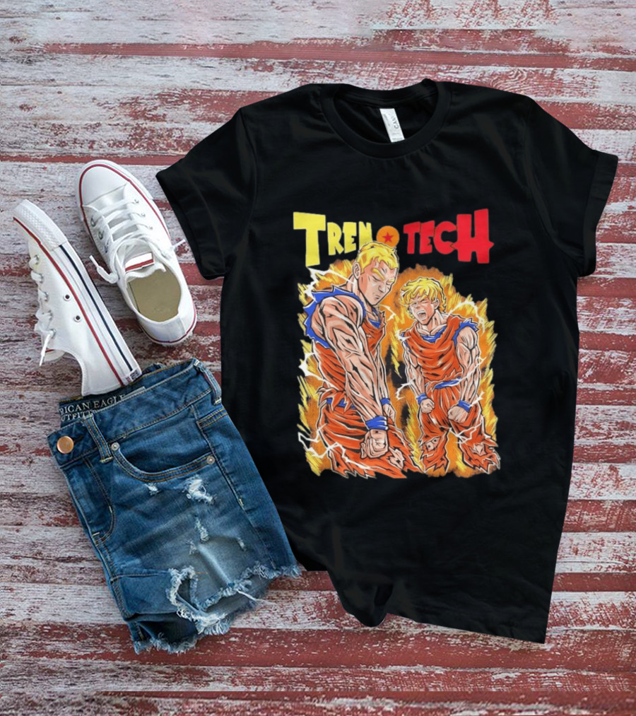 Ghost Racing Dragonball Trentech Fusion Goku Transformation T-Shirt