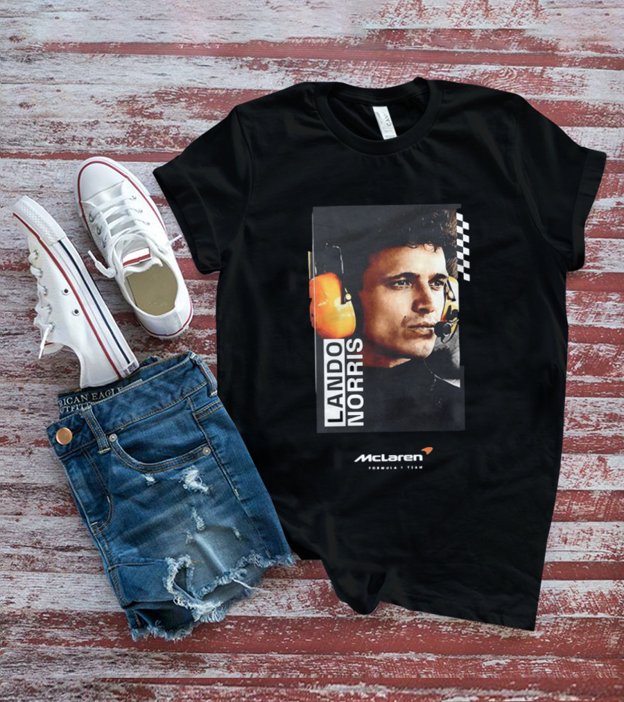 Lando Norris McLaren Formula 1 Team Racing Headset T-Shirt