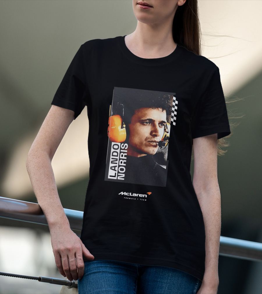 Lando Norris McLaren Formula 1 Team Racing Headset T-Shirt