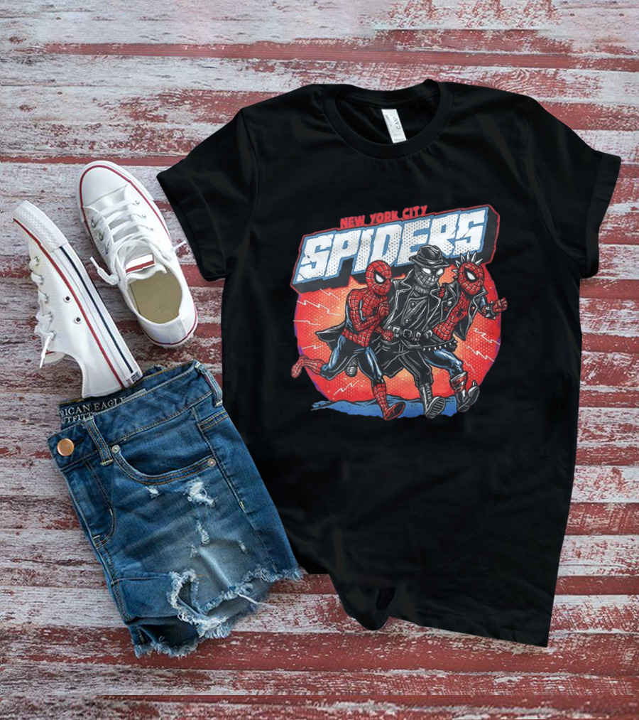 New York City Spiders Spider Man Noir Spider Punk T-Shirt