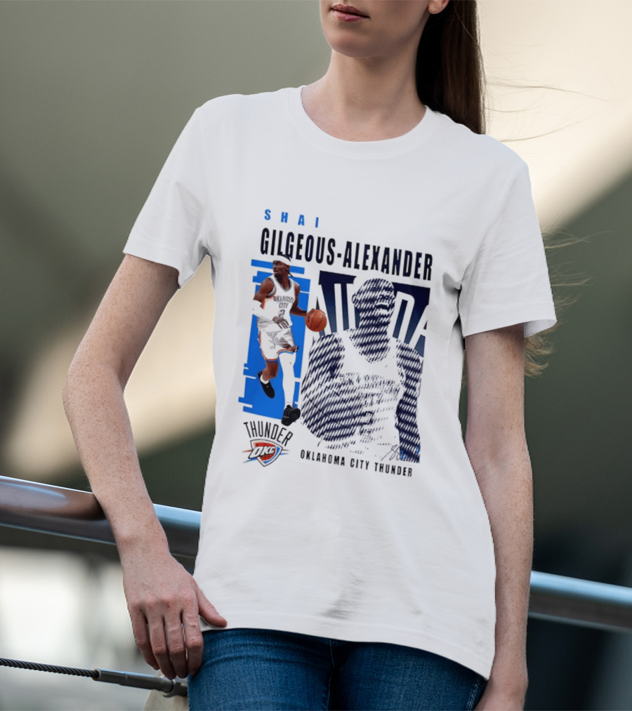 Shai Gilgeous Alexander Oklahoma City Thunder Basketball Highlights T-Shirt