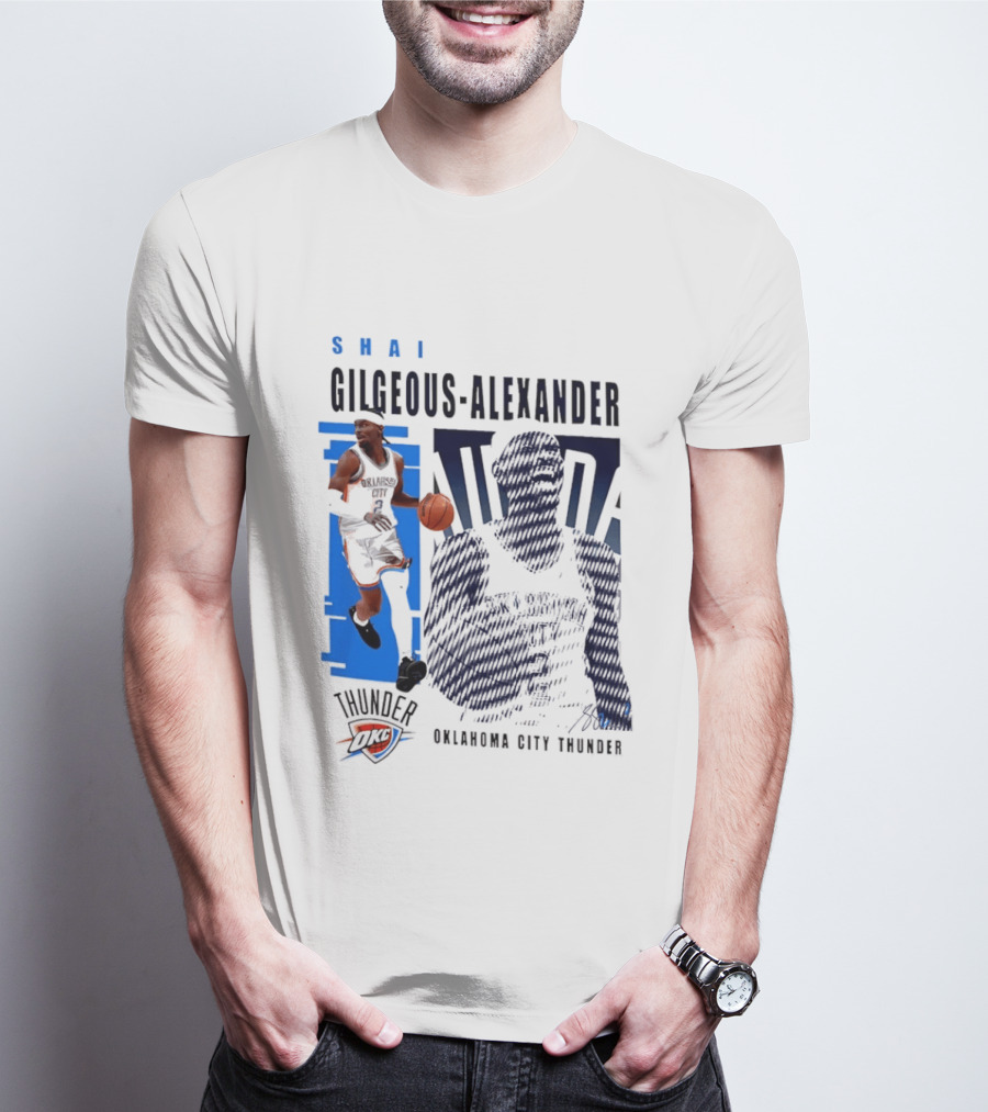 Shai Gilgeous Alexander Oklahoma City Thunder Basketball Highlights T-Shirt