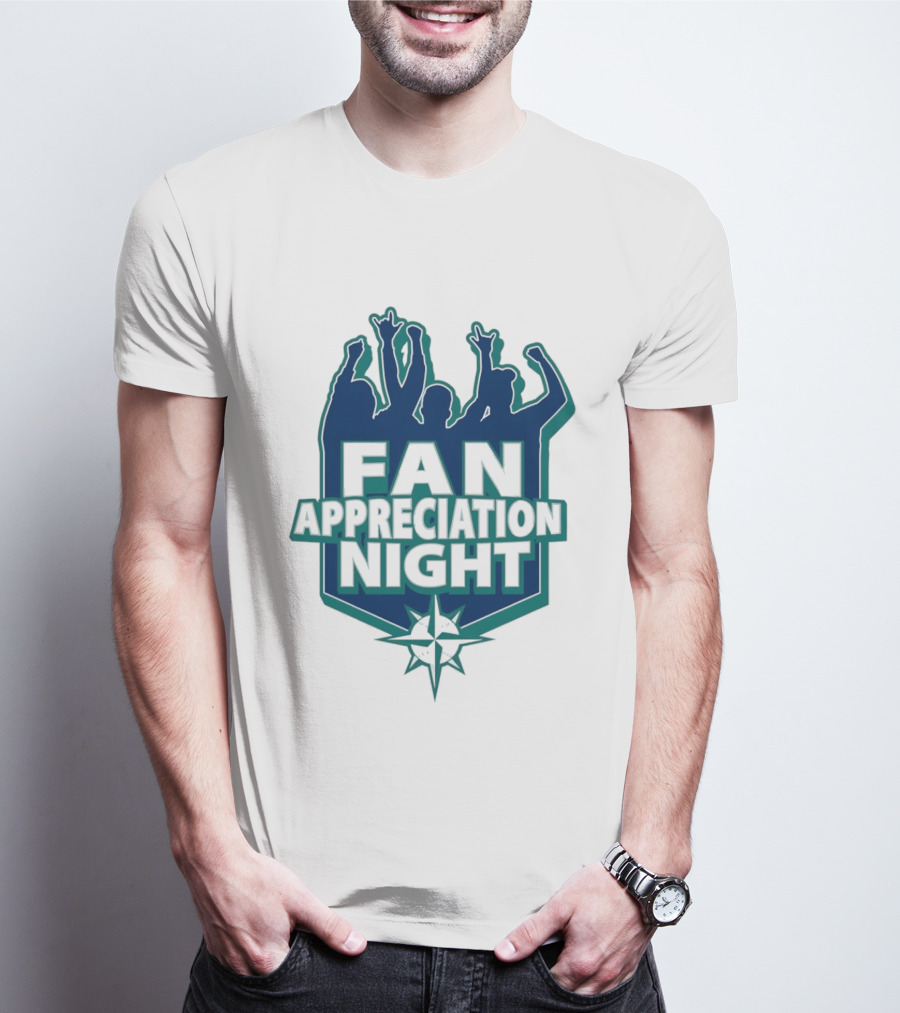 Seattle Mariners Fan Appreciation Night 2026 Baseball Event T-Shirt