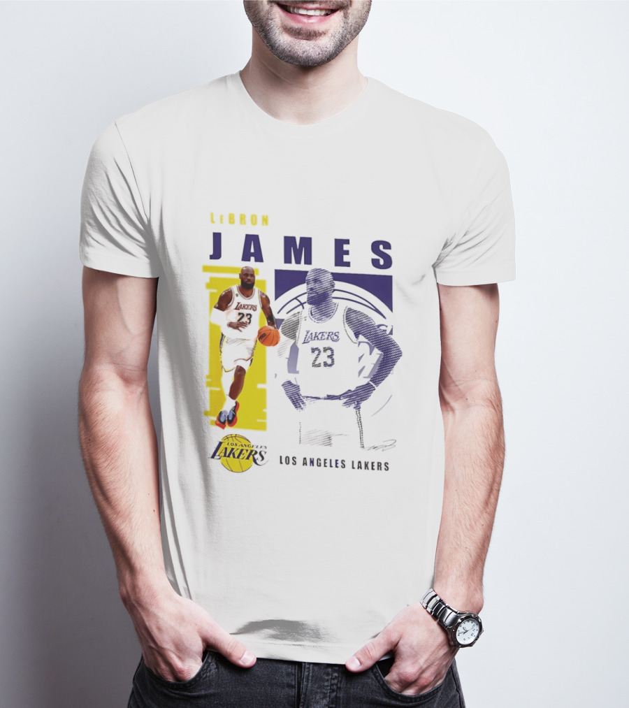 LeBron James Los Angeles Lakers Basketball Highlights 23 T-Shirt