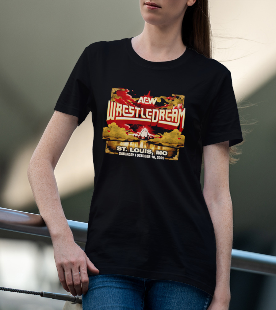 AEW WrestleDream October 18 2025 St Louis MO Event T-Shirt