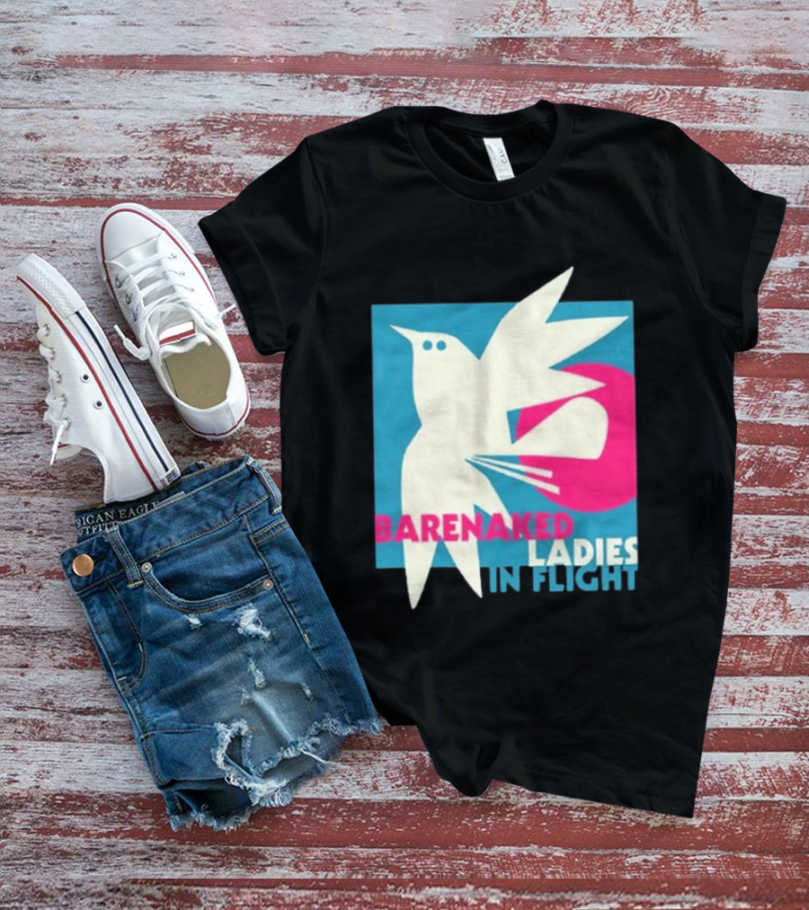 Barenaked Ladies In Flight Bird Tour 2024 Art Vintage Concert T-Shirt