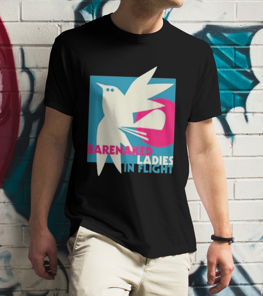 Barenaked Ladies In Flight Bird Tour 2024 Art Vintage Concert T-Shirt