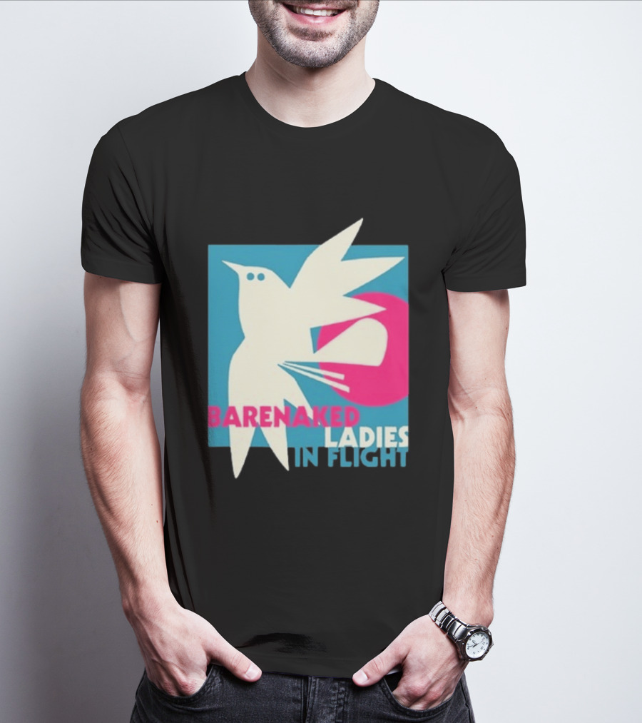 Barenaked Ladies In Flight Bird Tour 2024 Art Vintage Concert T-Shirt
